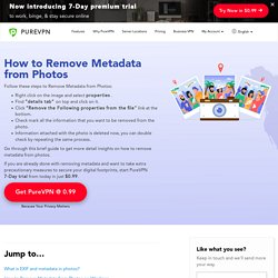 How to Remove Metadata from Photos