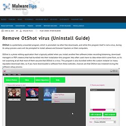 Remove OtShot virus (Uninstall Guide)