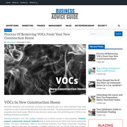 Process Of Removing VOCs From Your New Construction Home