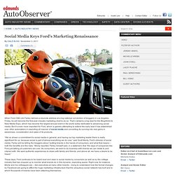 Social Media Keys Ford's Marketing Renaissance - AutoObserver