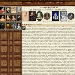 Le Portrait de la Renaissance française - Techniques