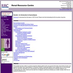Renal Resource Centre