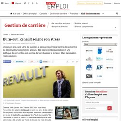 Burn-out: Renault soigne son stress