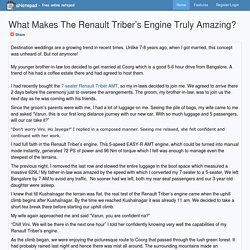 What Makes The Renault Triber’s Engine Truly Amazing?