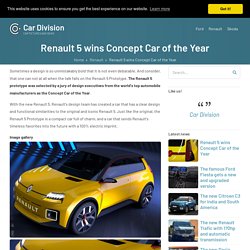 Renault 5 wins Concept Car of the Year