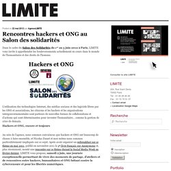 Rencontre hackers et ONG - Agence LIMITE