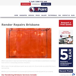 Render Repairs Brisbane