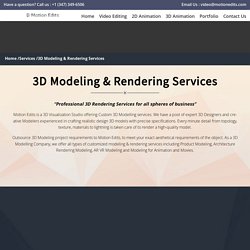 3D Rendering & Modeling Services