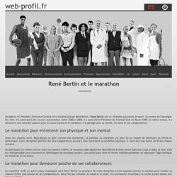 René Bertin et le marathon