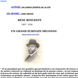 RENE BOYLESVE ; AMIS DE RENE BOYLESVE ; A.R.B.