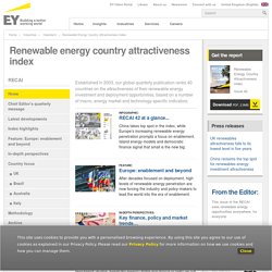 Renewable Energy Attractiveness Indices