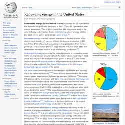 Renewable energy in the United States