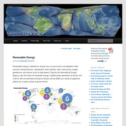 Renewable Energy - Views of the World