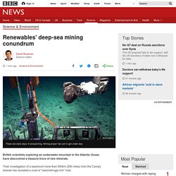 *****Renewables' deep-sea mining conundrum
