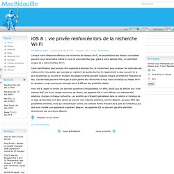 iOS 8 : vie privée renforcée lors de la recherch, sur MacBidouille.com