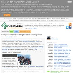 Europe : Une vieille rengaine sur l’immigration