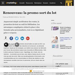 Renouveau: la promo sort du lot - E-marketing.fr