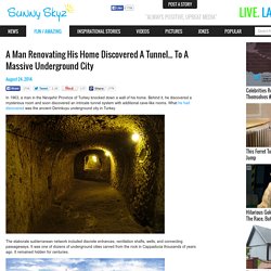 A Man Renovating His Home Discovered A Tunnel... To A Massive Underground City