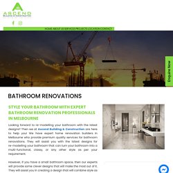 Best Budgeted Bathroom Renovations Services in Melbourne