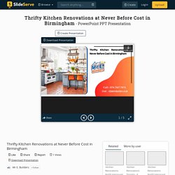 Thrifty Kitchen Renovations at Never Before Cost in Birmingham