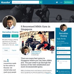 5 Renowned MMA Gym in Singapore