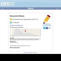 Renoworks Software
