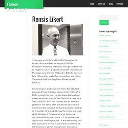 Rensis Likert - Biographies, Books and Theories