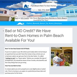 Rent To Own Homes Lake Worth, FL