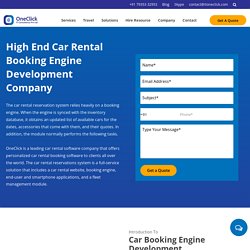 Car Rental Management System