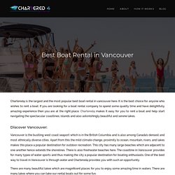 Best Boat Rental in Vancouver