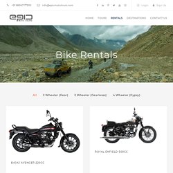 Motor Bike rentals in Manali