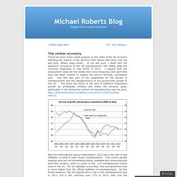 The rentier economy « Michael Roberts Blog