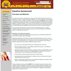 REonline - Better RE - Baseline Assessment