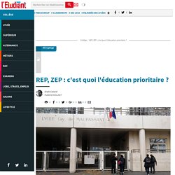 REP, ZEP : c'est quoi l'éducation prioritaire ?