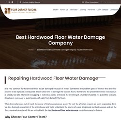 Repair Hardwood Floor Water Damage in Queens