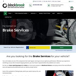 Brake Pad Replacement St Helens