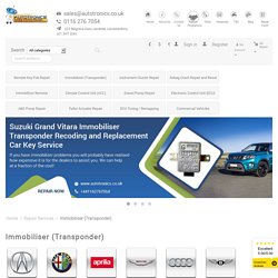 Repair your Car Immobiliser - Autotronics