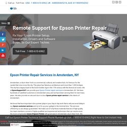 Epson Printer Repair in Amsterdam, NY