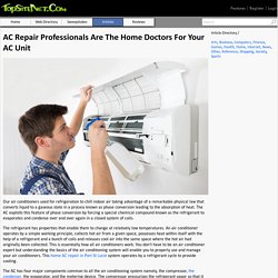 AC Repair Professionals Are The Home Doctors For Your AC Unit