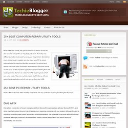 25+ Best PC repair Utility Tools