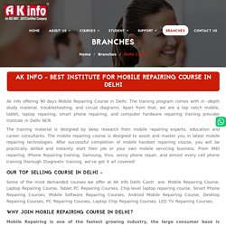 Laptop repairing Training Institute - AK Info