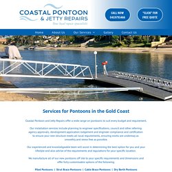 Repairs for Pontoons in the Gold Coast