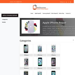 Apple iPhone Repairs-Screen & Battery Replacement Melbourne