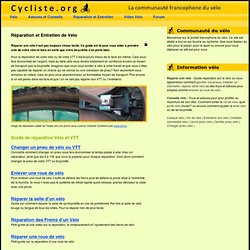 Réparation et Entretien de Vélo - Cycliste.org