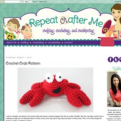 Crochet Crab Pattern