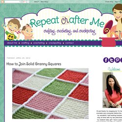 How to Join Solid Granny Squares