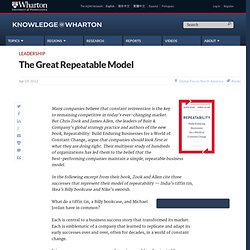The Great Repeatable Model