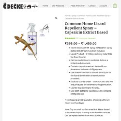 Lizard Control Products