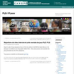 Répertoire de sites internet et carte mentale de jeux FLE / FLS