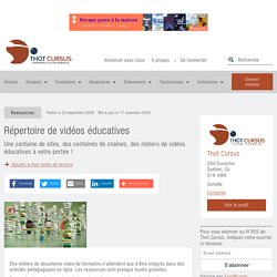 Répertoire de vidéos éducatives - Thot Cursus